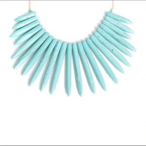 Turquoise Spike Necklace